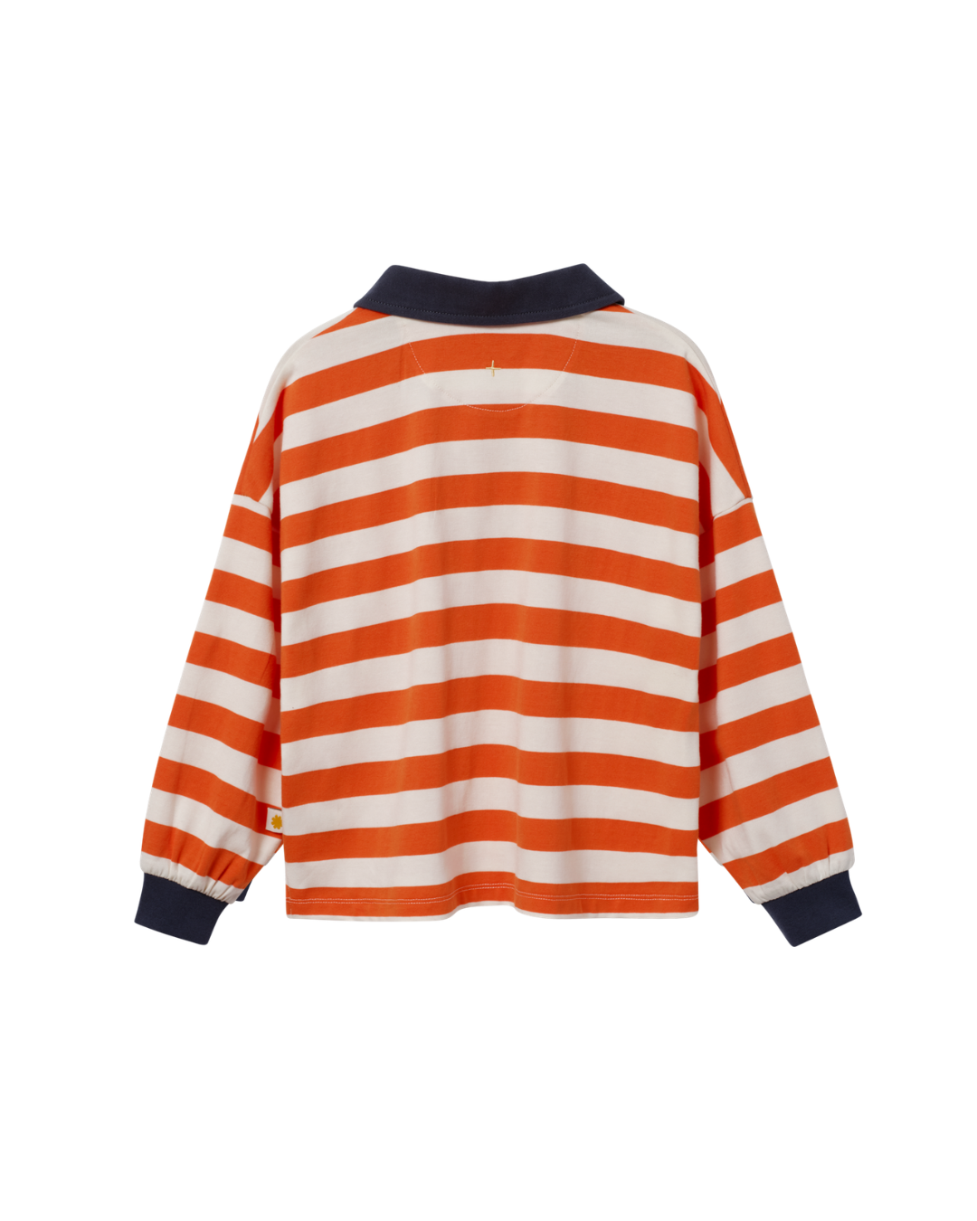 Wide Stripe Relaxed Rugby Top