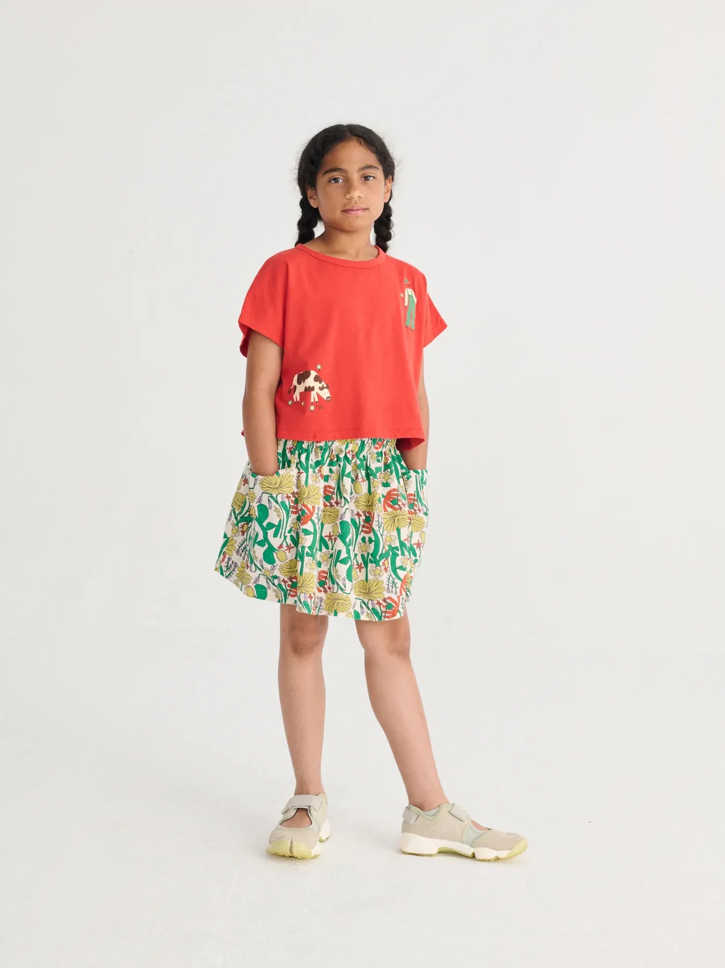 Color Herbalist All Over Woven Skirt