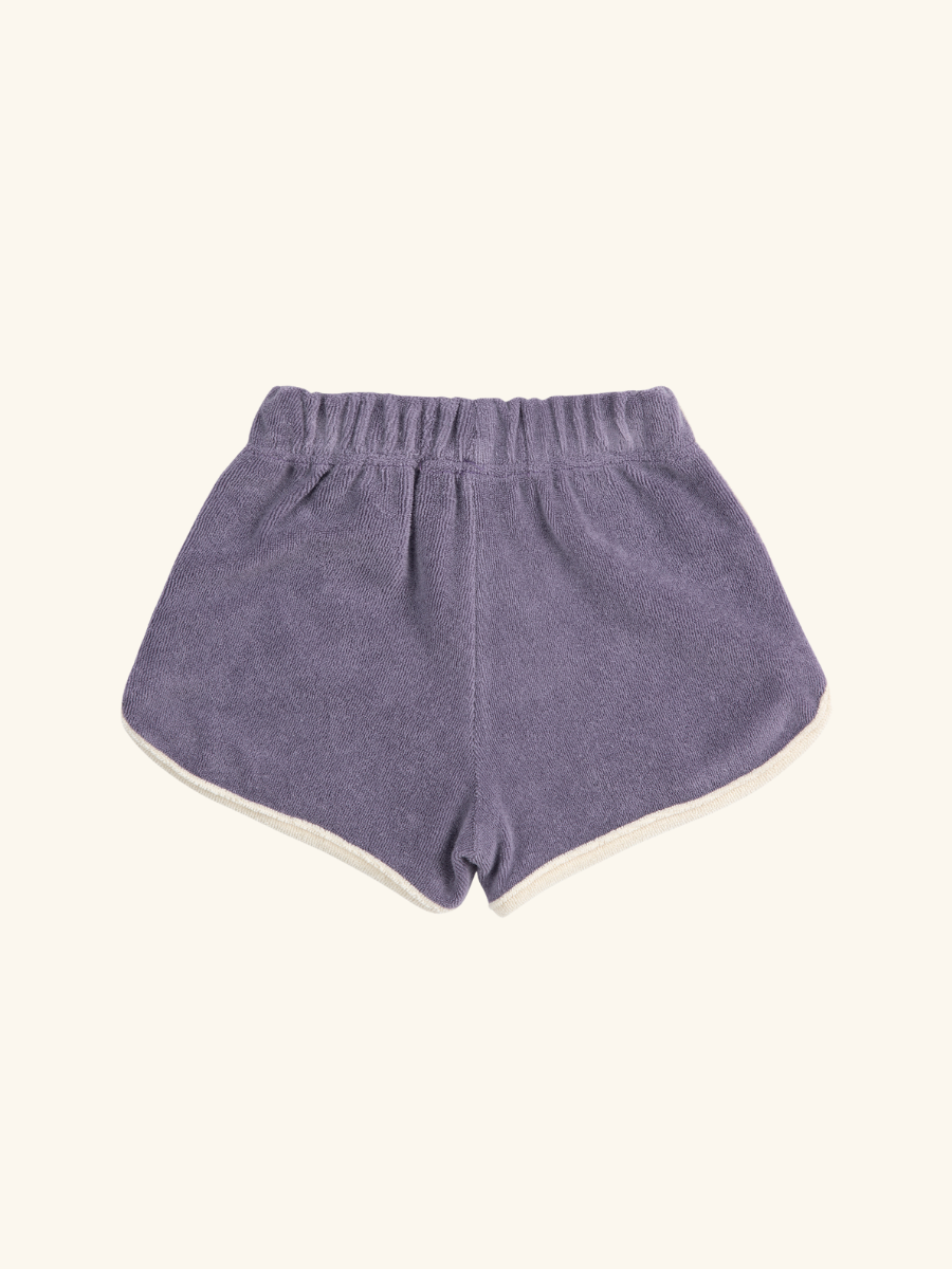 Blue Terry Cloth Shorts