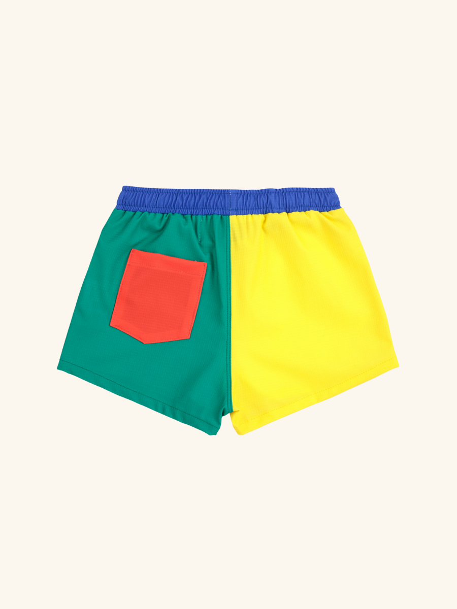 Joy Color Block Swim Trunks