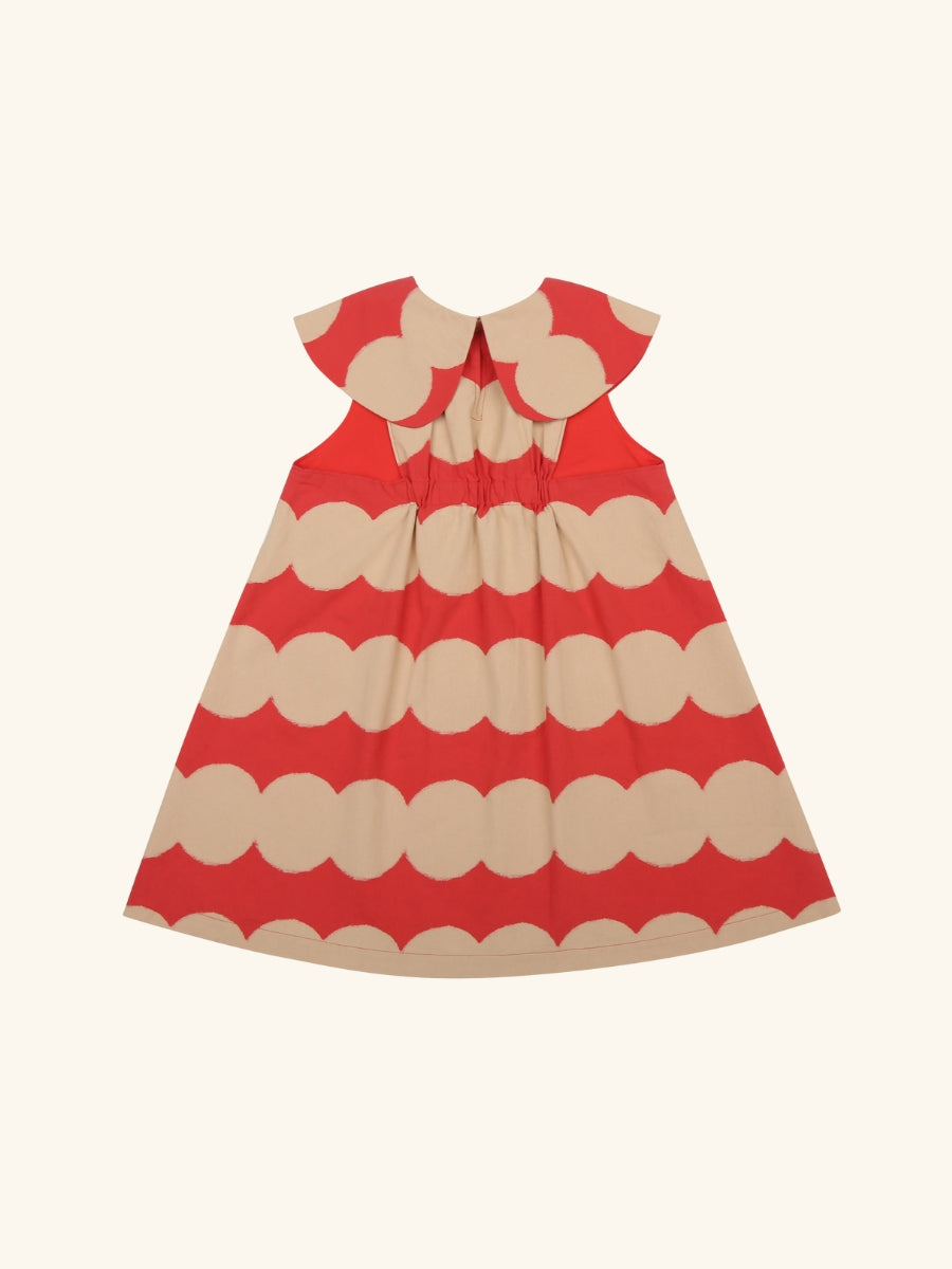 Dot Round Collar Dress