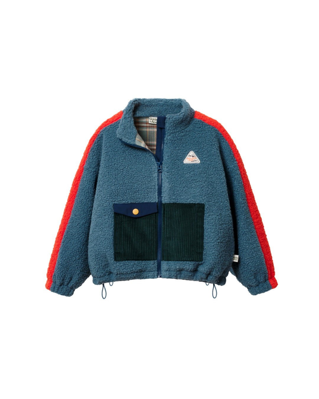 Retro Blue Teddy Jacket