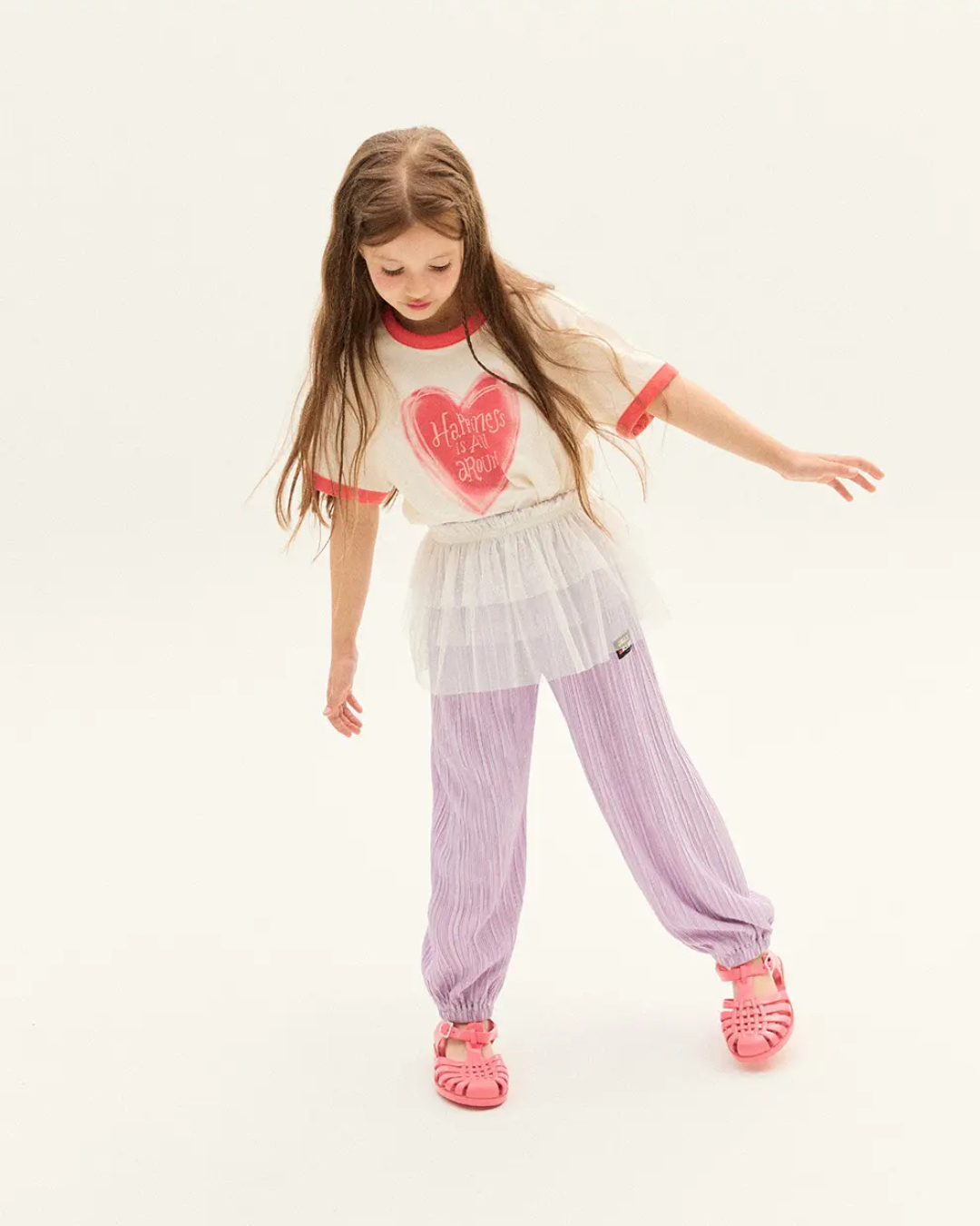 Pleats Alladdin Pants Light Purple