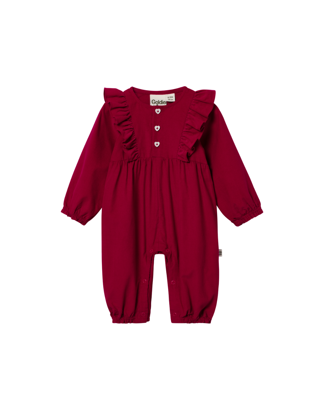 Sweet Heart Ruffle Romper