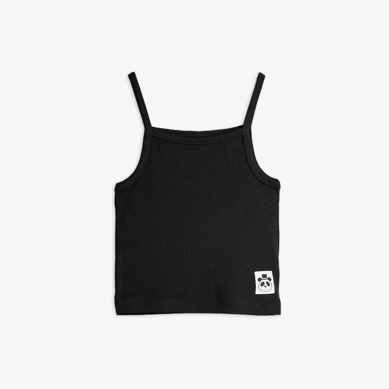 Modal Rib Tank Top Black