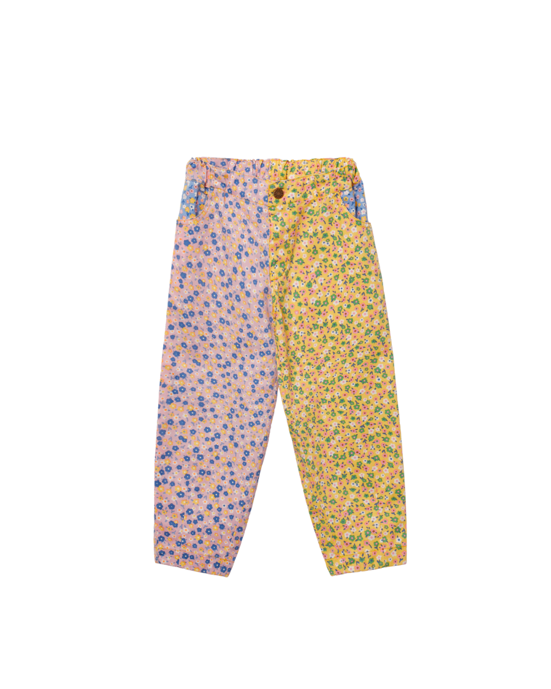 Posy Print Barrel Leg Jeans