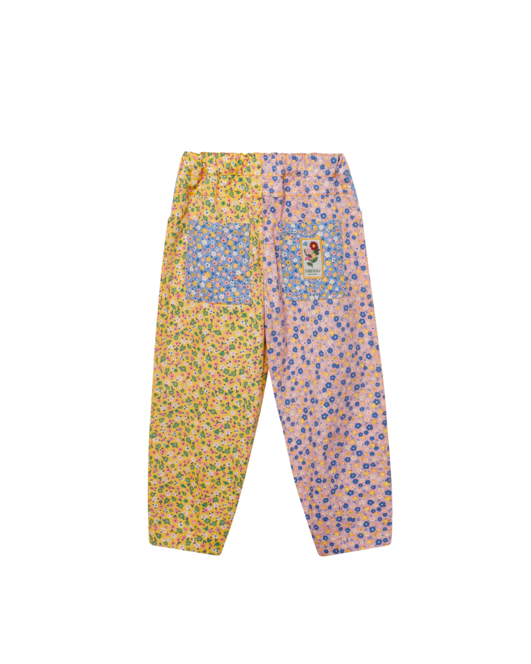 Posy Print Barrel Leg Jeans