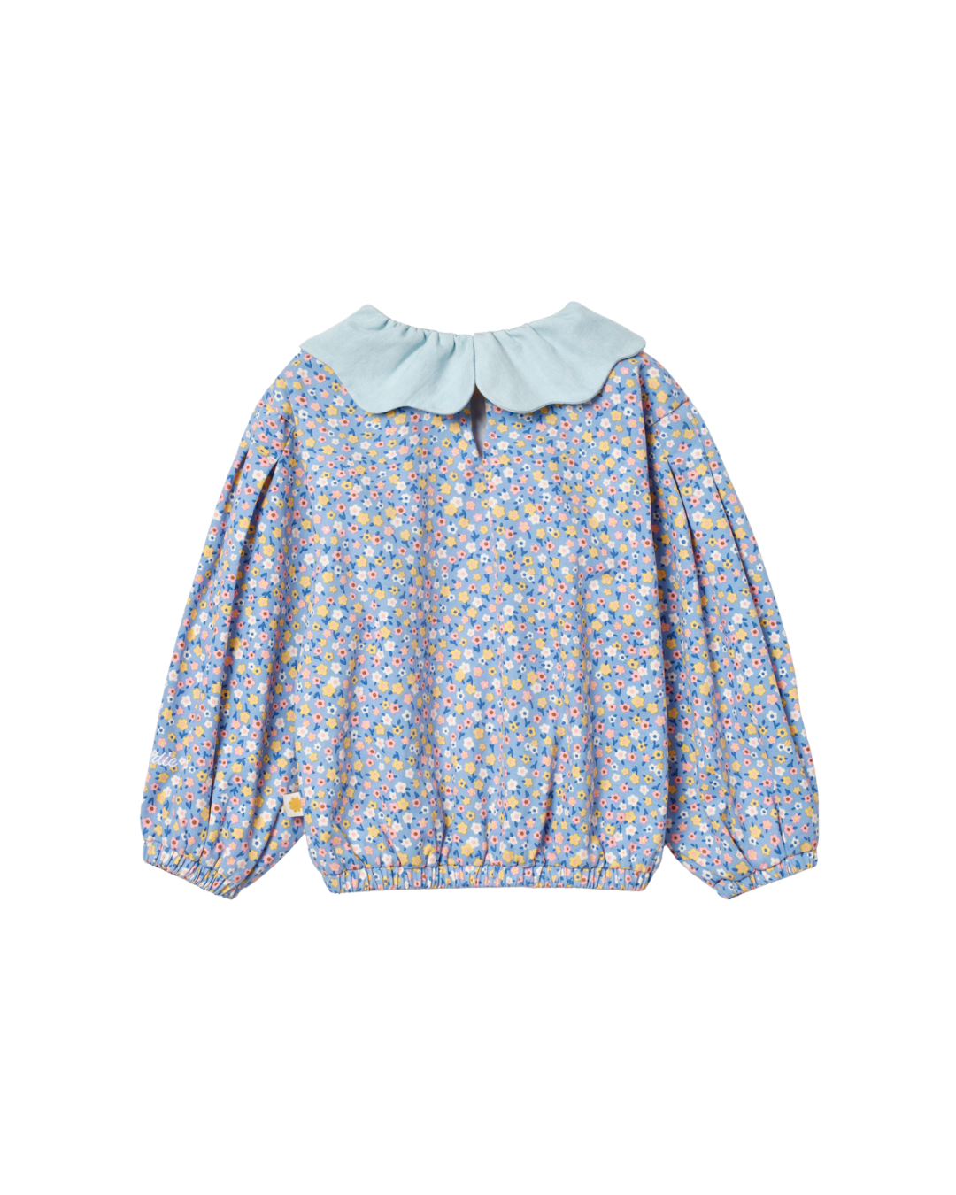 Posy Print Collar Blouse