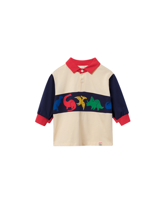 Dinosaur Panel Rugby Top