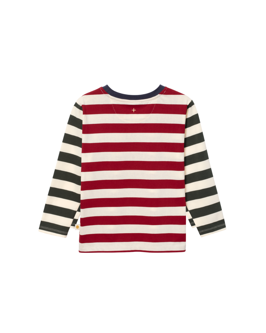 Crew Neck Multi Stripe Top