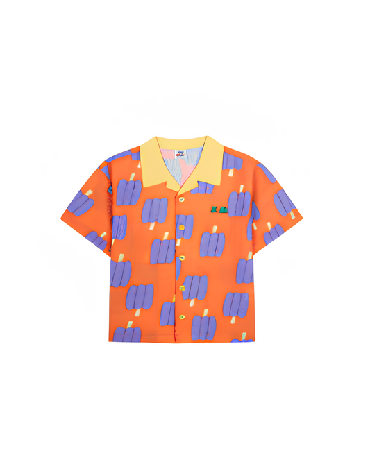 Bell Pepper Seersucker Shortsleeve Shirt