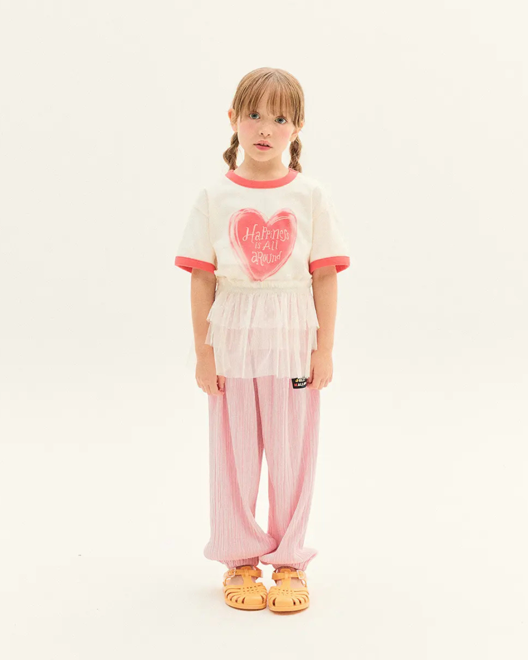 Pleats Alladdin Pants Light Pink