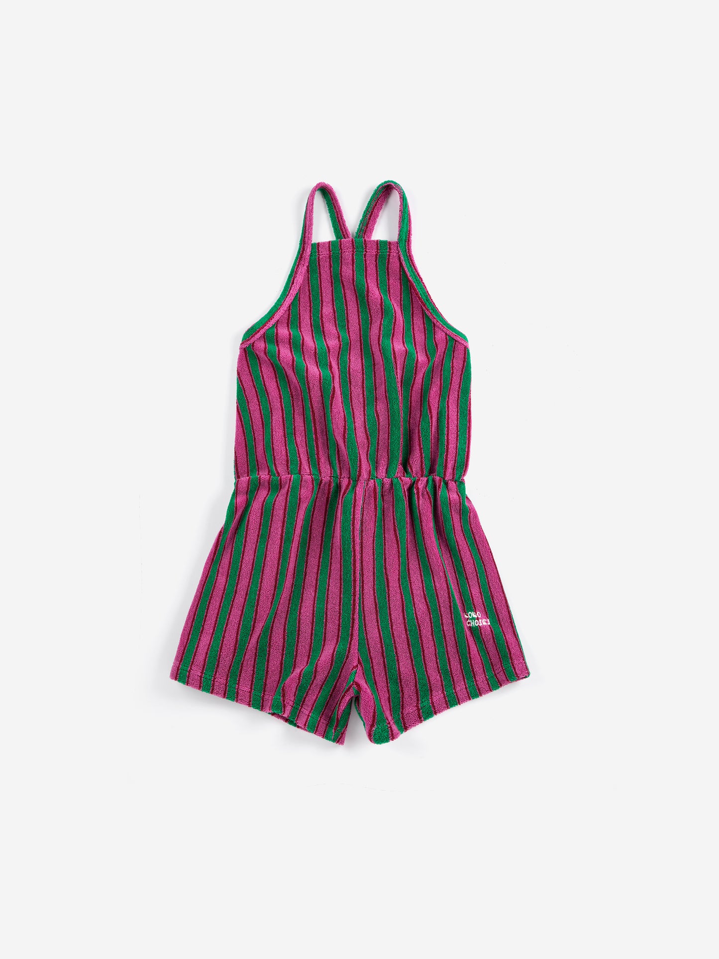 Striped Terry Cloth Playsuit