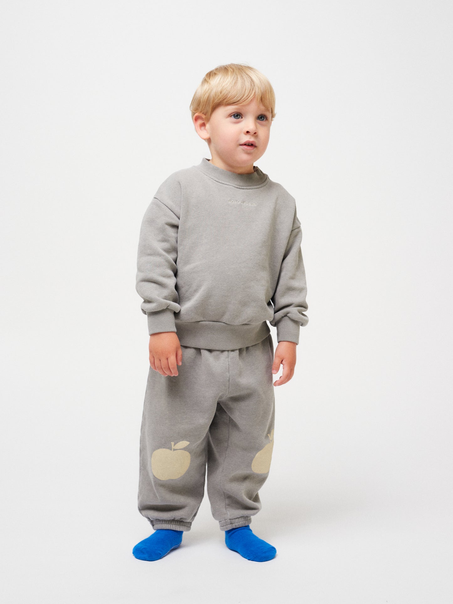 Baby Poma Grey Jogging Pants