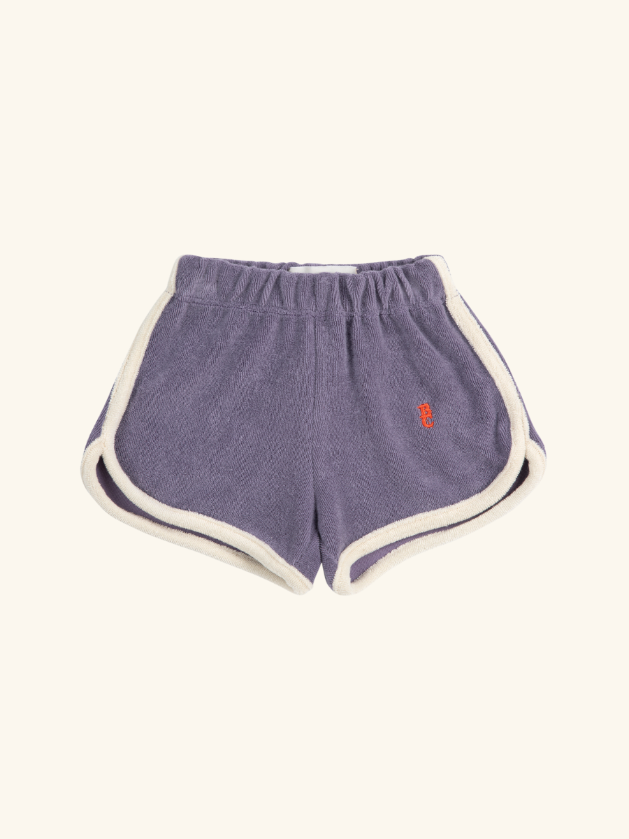 Blue Terry Cloth Shorts
