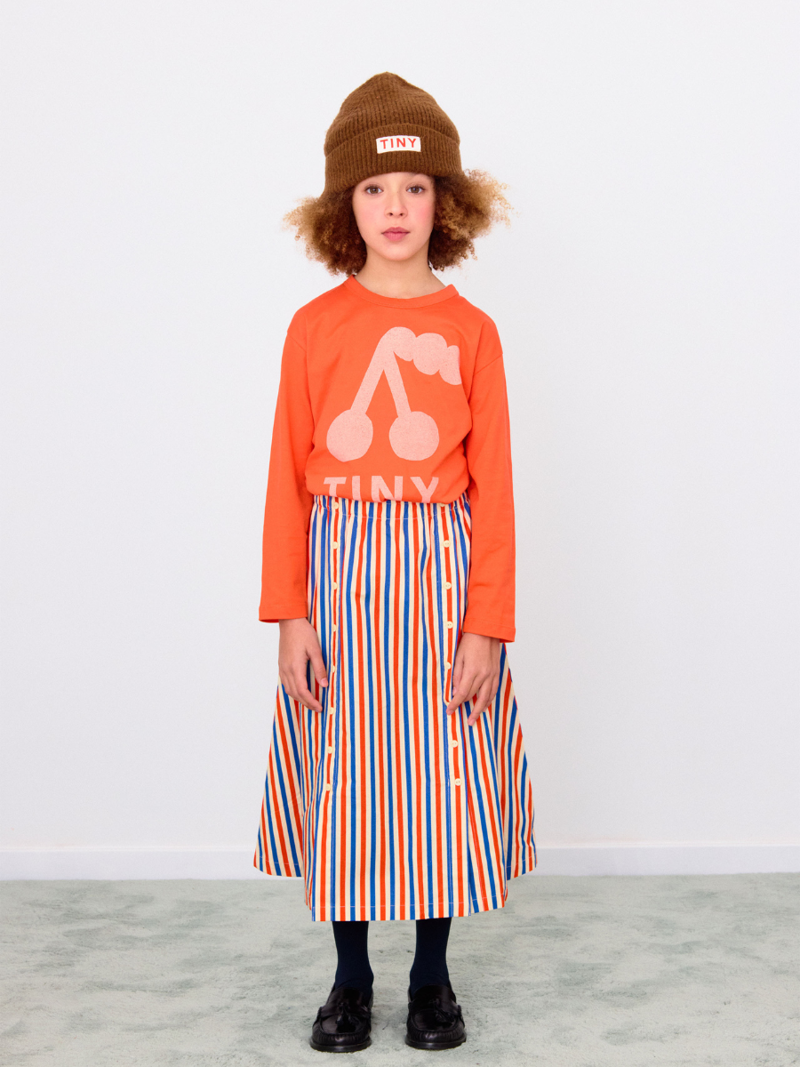 Cherry Graphic Sleeve Tee