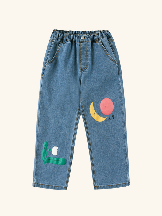Colored Nature Denim Pants