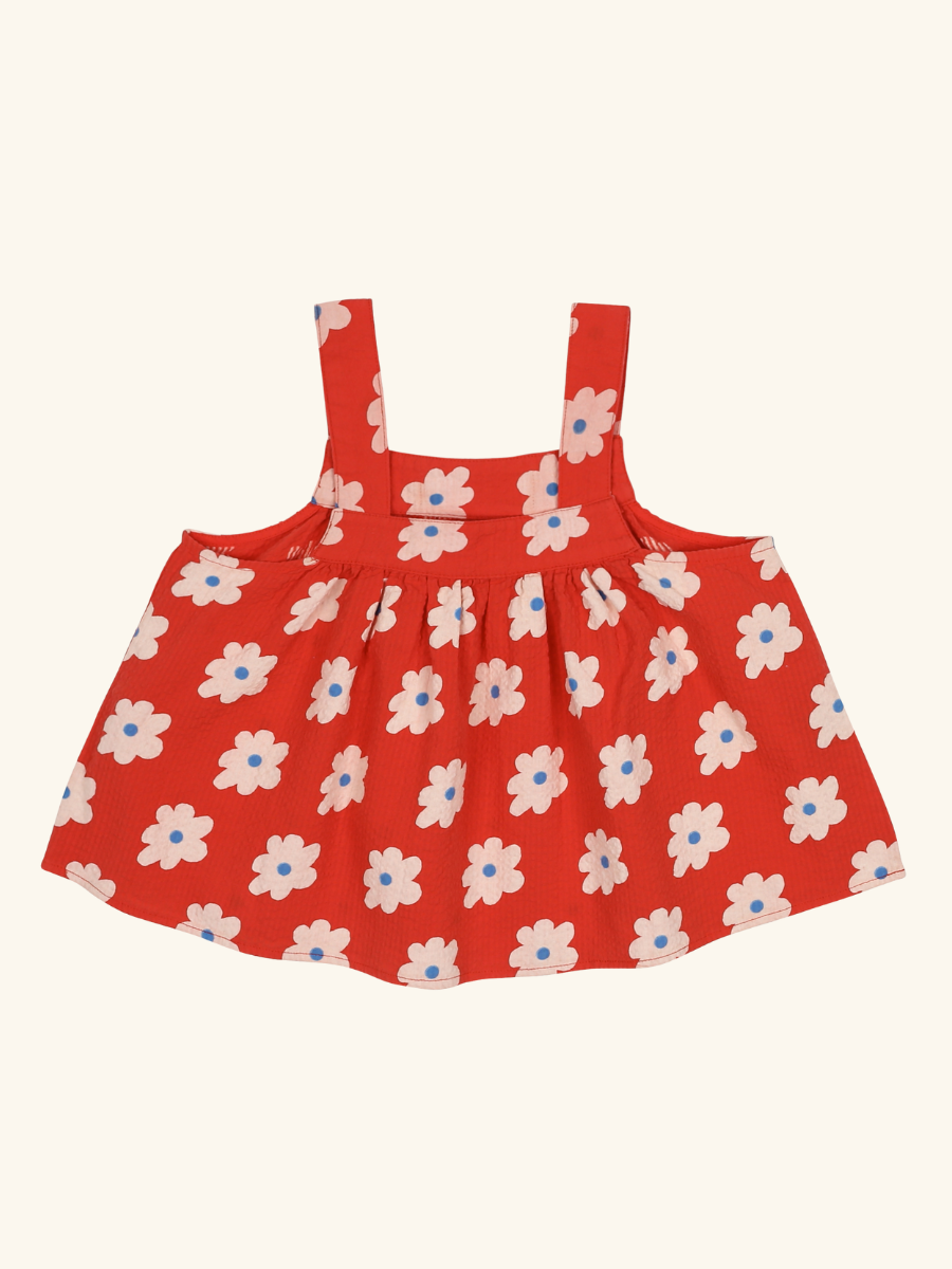 Floral Sleeveless Blouse