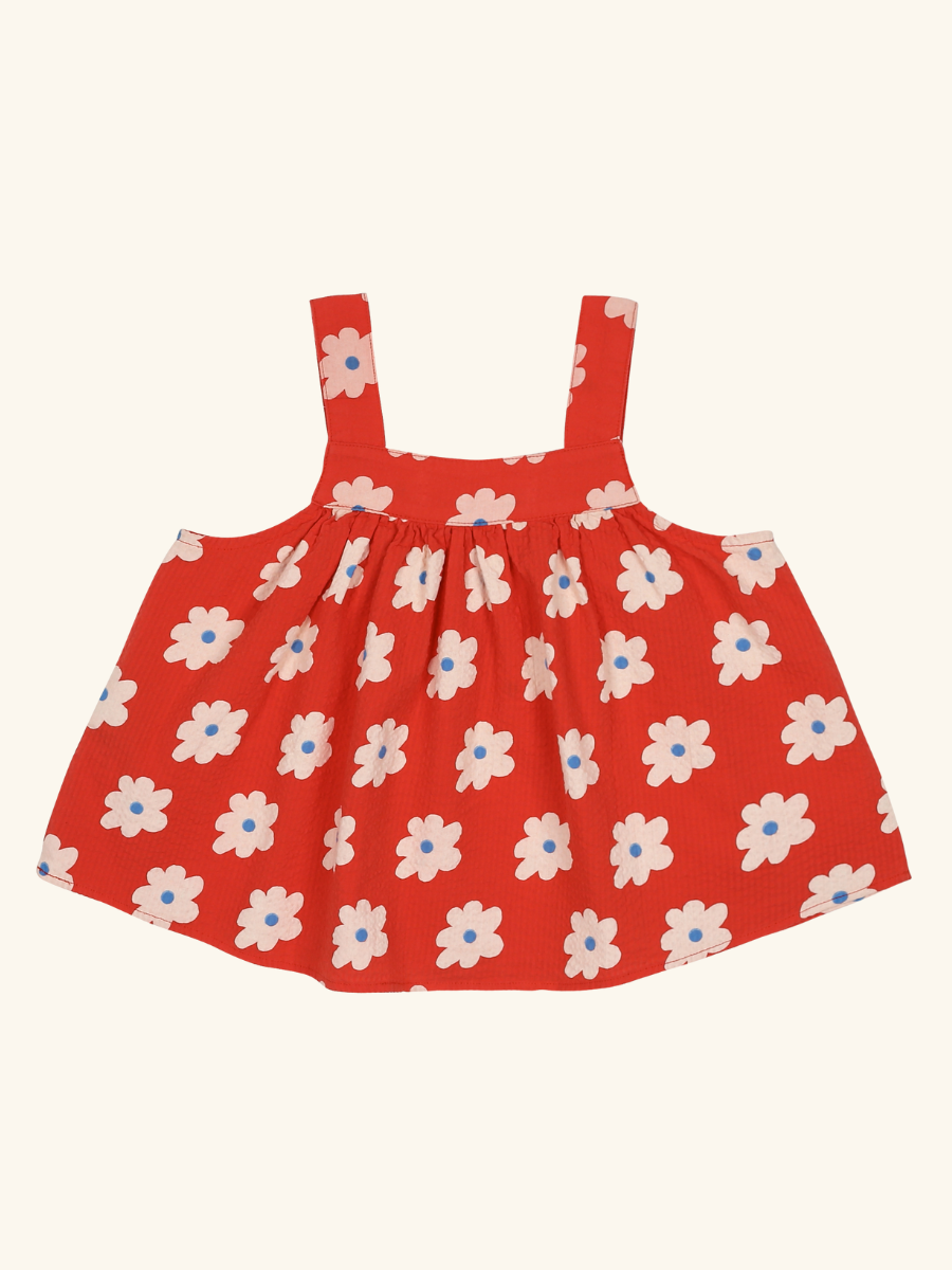 Floral Sleeveless Blouse