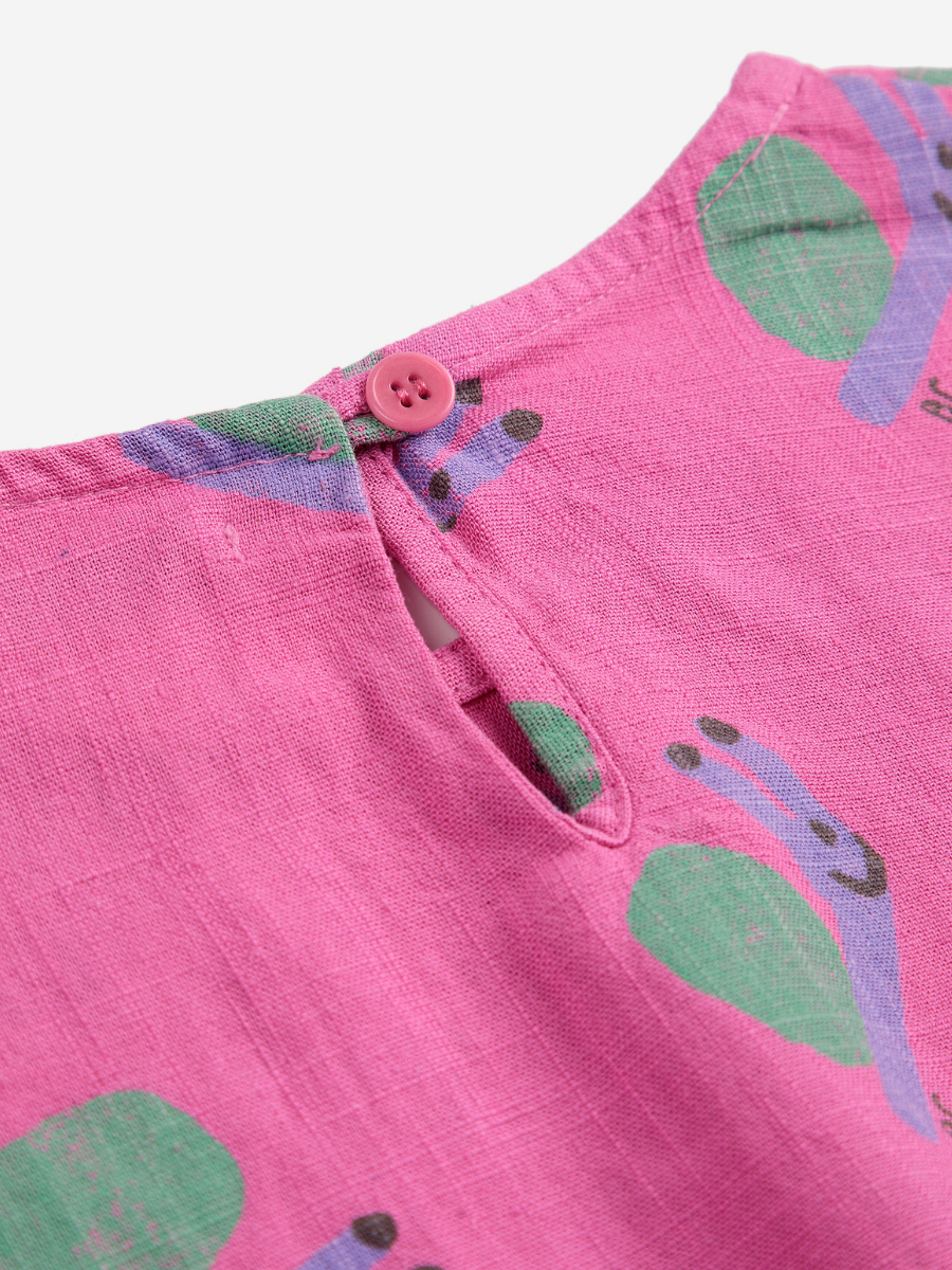 Funny Snail All Over Woven Blouse