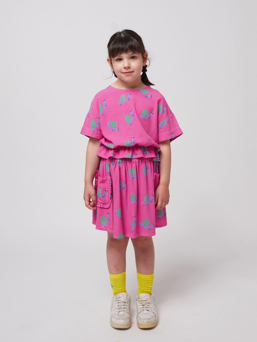 Funny Snail All Over Woven Blouse