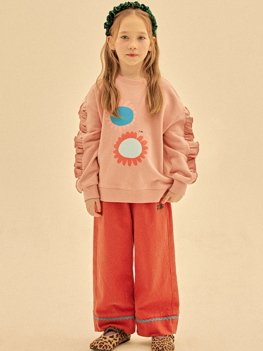 Zigzag Woven Pants Brick