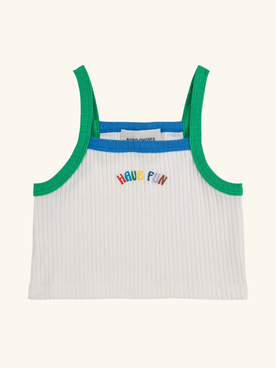 Have Fun Cropped Tank Top