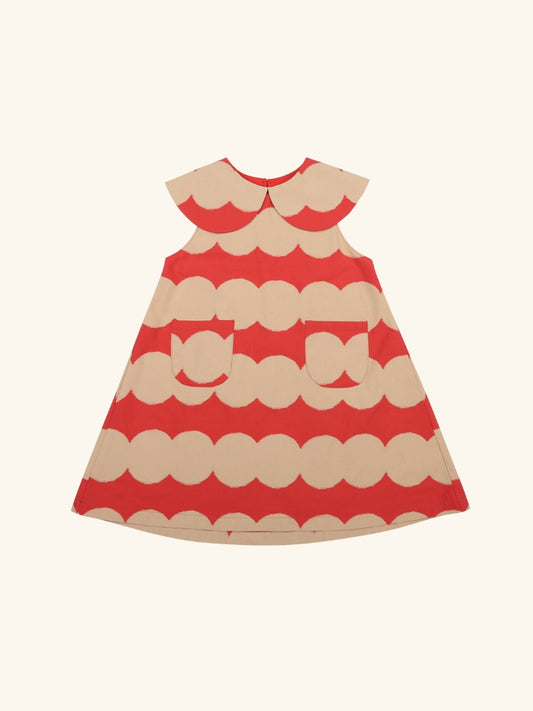 Dot Round Collar Dress