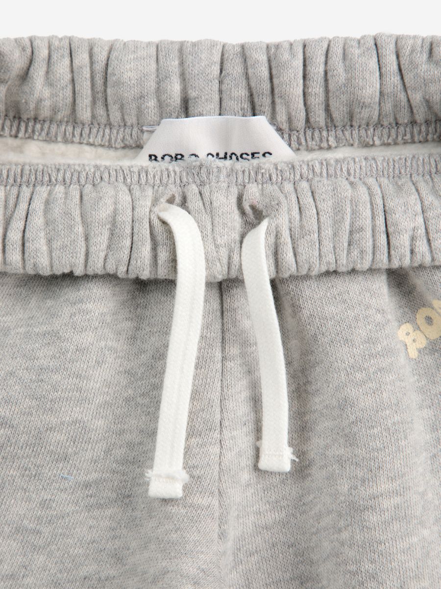 Knee patch jogging pants