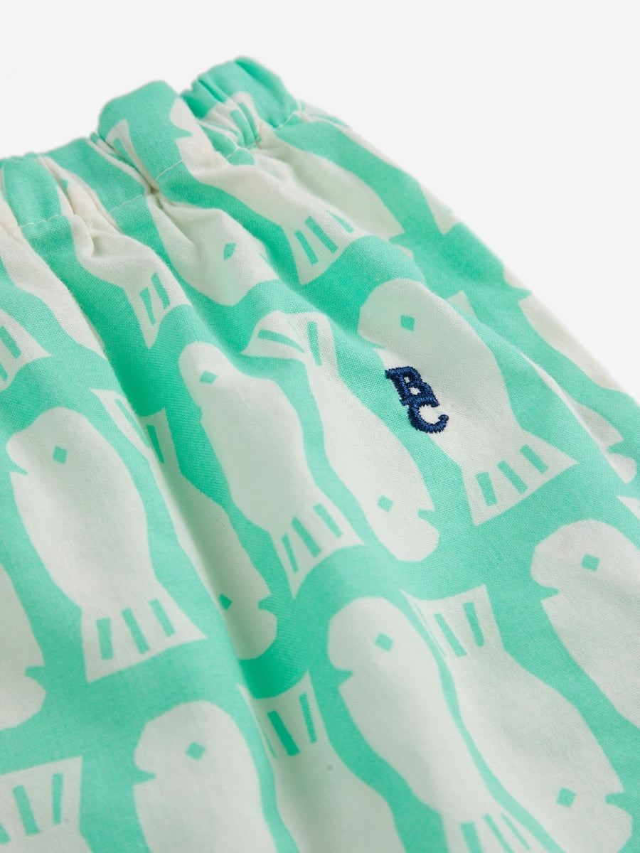 Lucky Fish all over woven harem pants