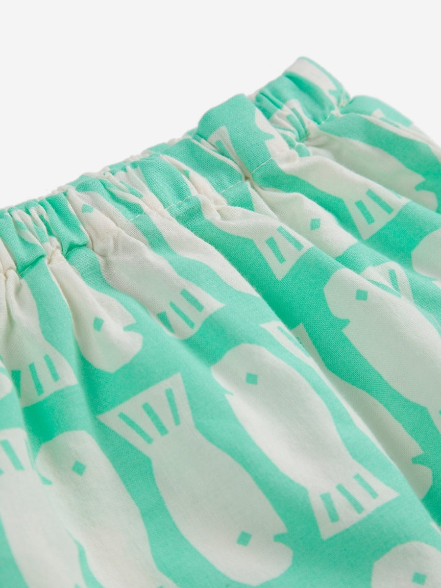 Lucky Fish all over woven harem pants
