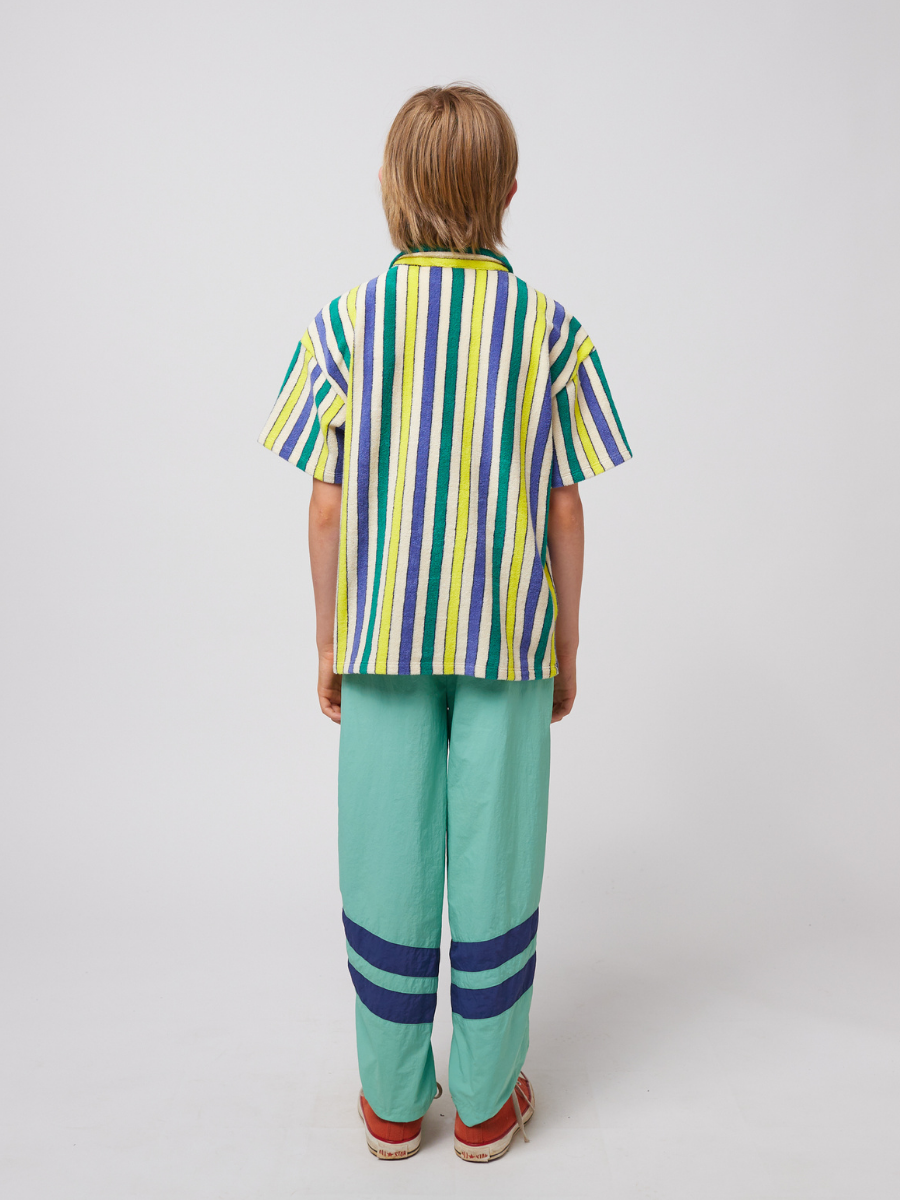 Multicolor Stripes Terry Cloth Shirt