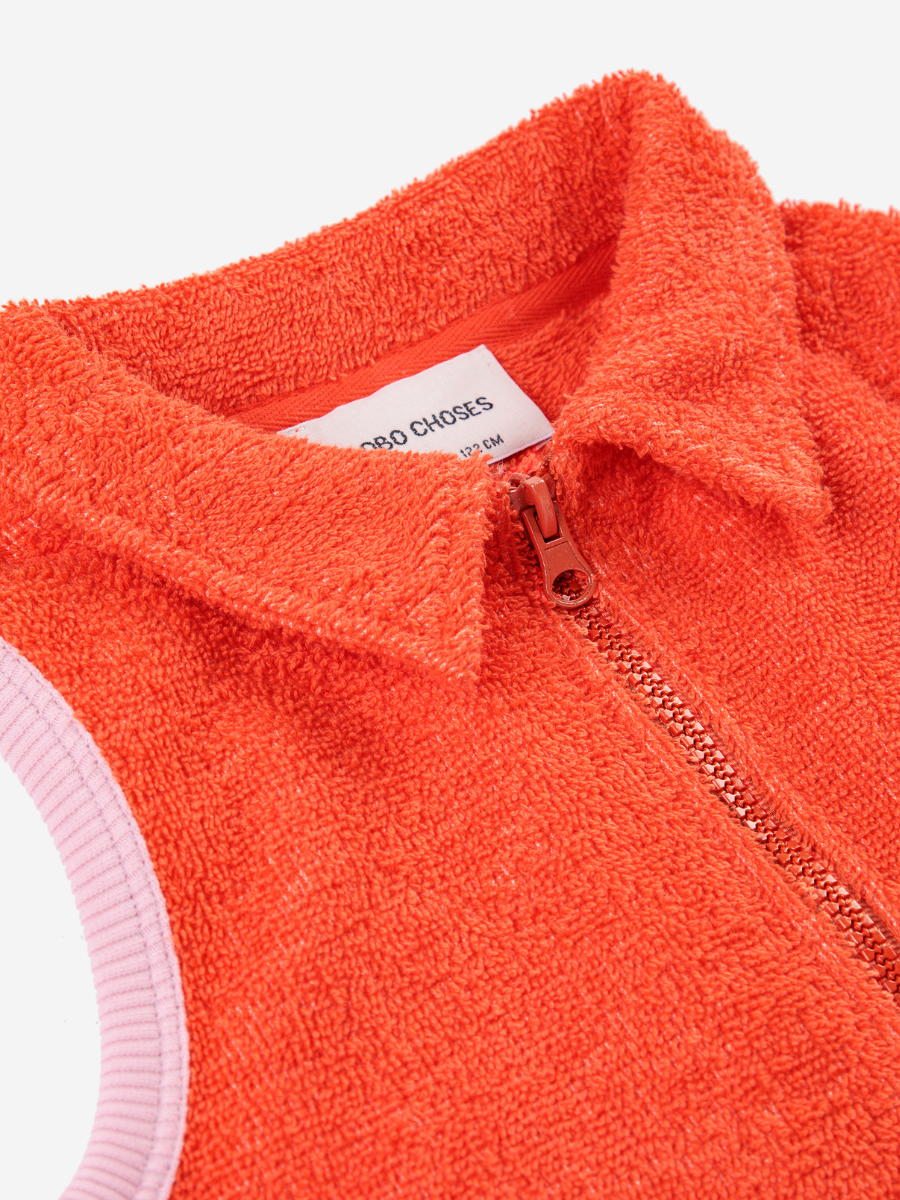 Ribbon Gift terry Towel Playsuit