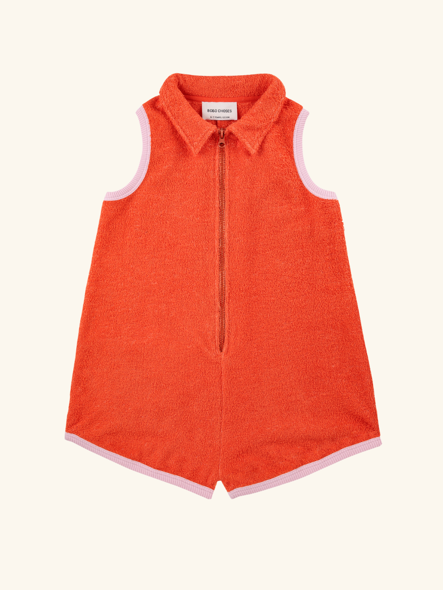 Ribbon Gift terry Towel Playsuit