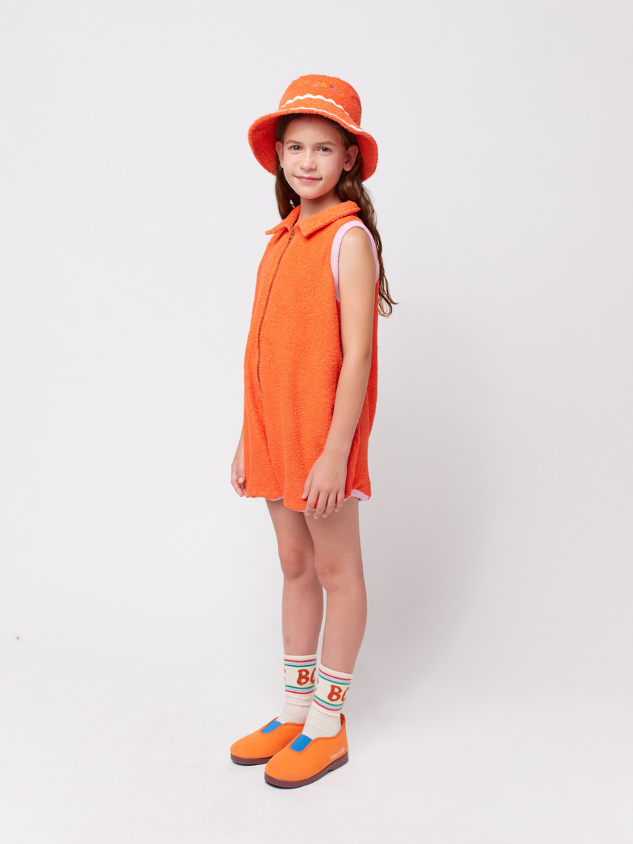 Ribbon Gift terry Towel Playsuit