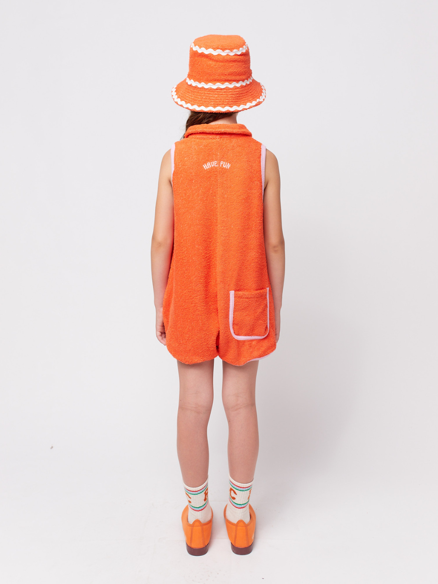 Ribbon Gift terry Towel Playsuit