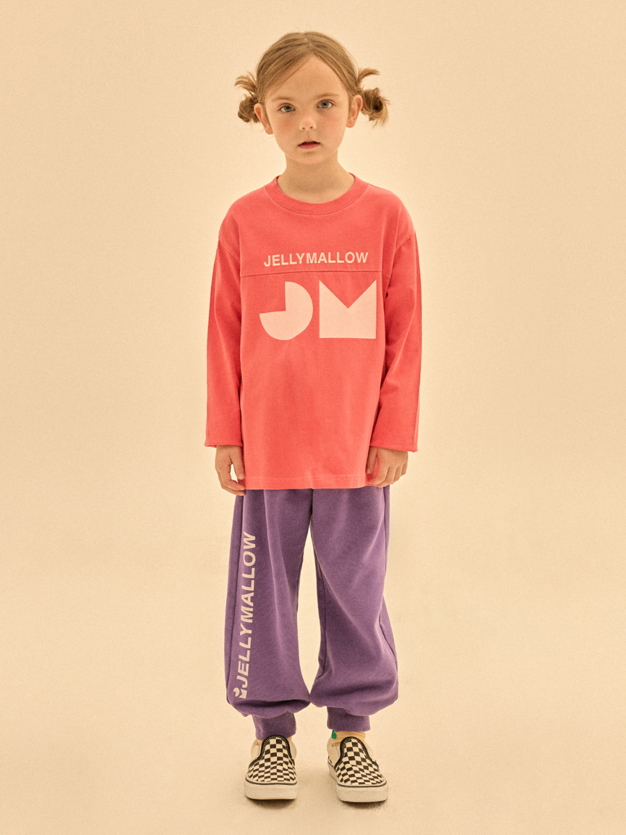 Symbol Pigment Long Sleeve T-Shirt Orange