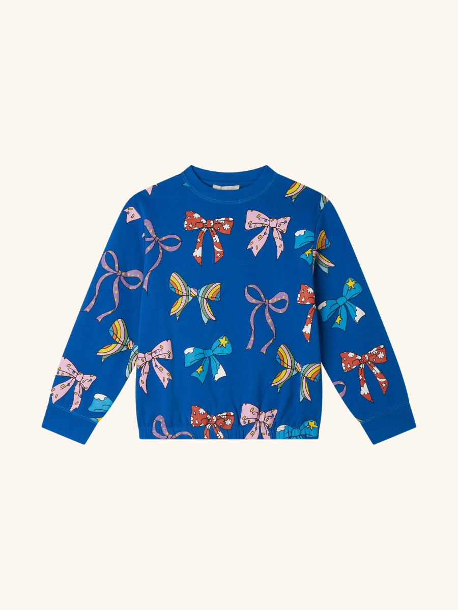 Bows Cotton Fleece Sweatshirt
