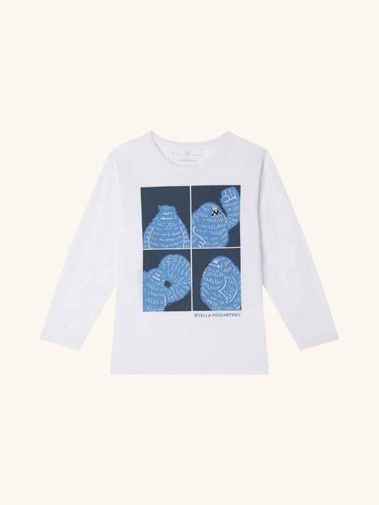 Yeti Postcard Long Sleeve T-Shirt