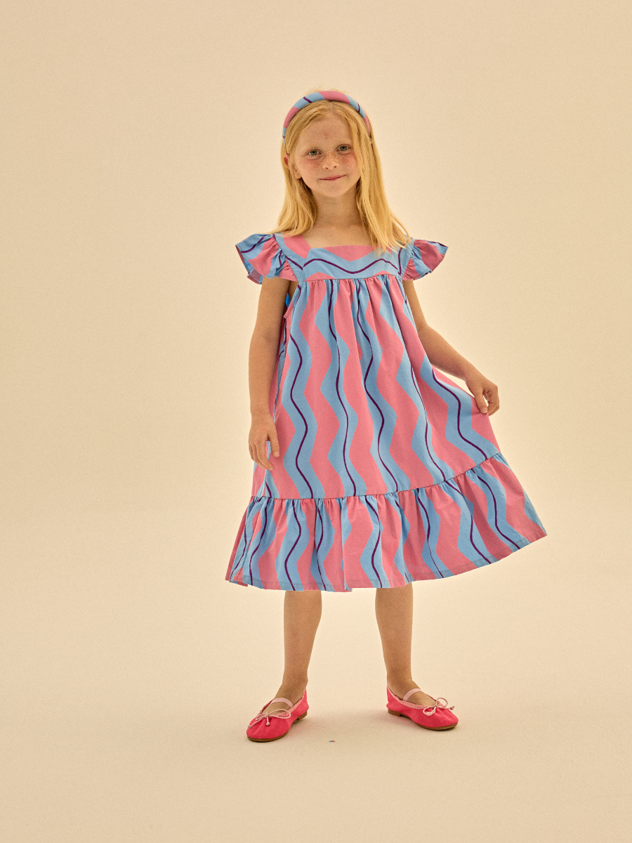 Wave Stripe Dress