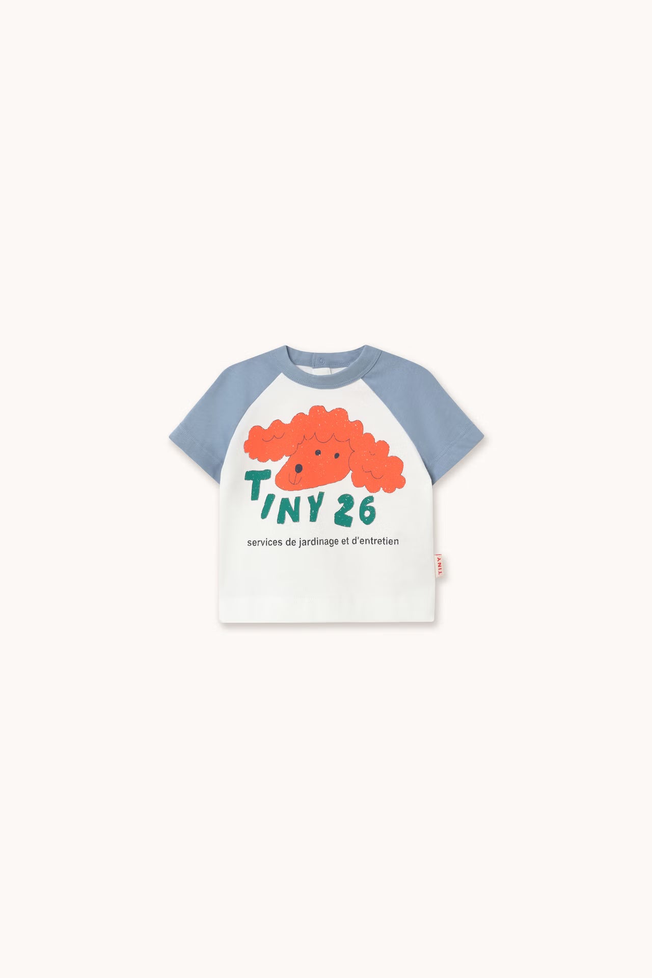 Red Dog Graphic Baby Tee