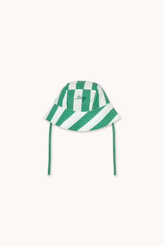 Emerald Stripes Bucket Hat